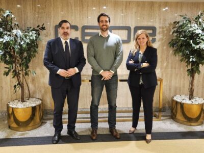 Ignacio Schmolling Aréjola, ha mantenido una reunión de trabajo en Madrid con directivos de la CEOE