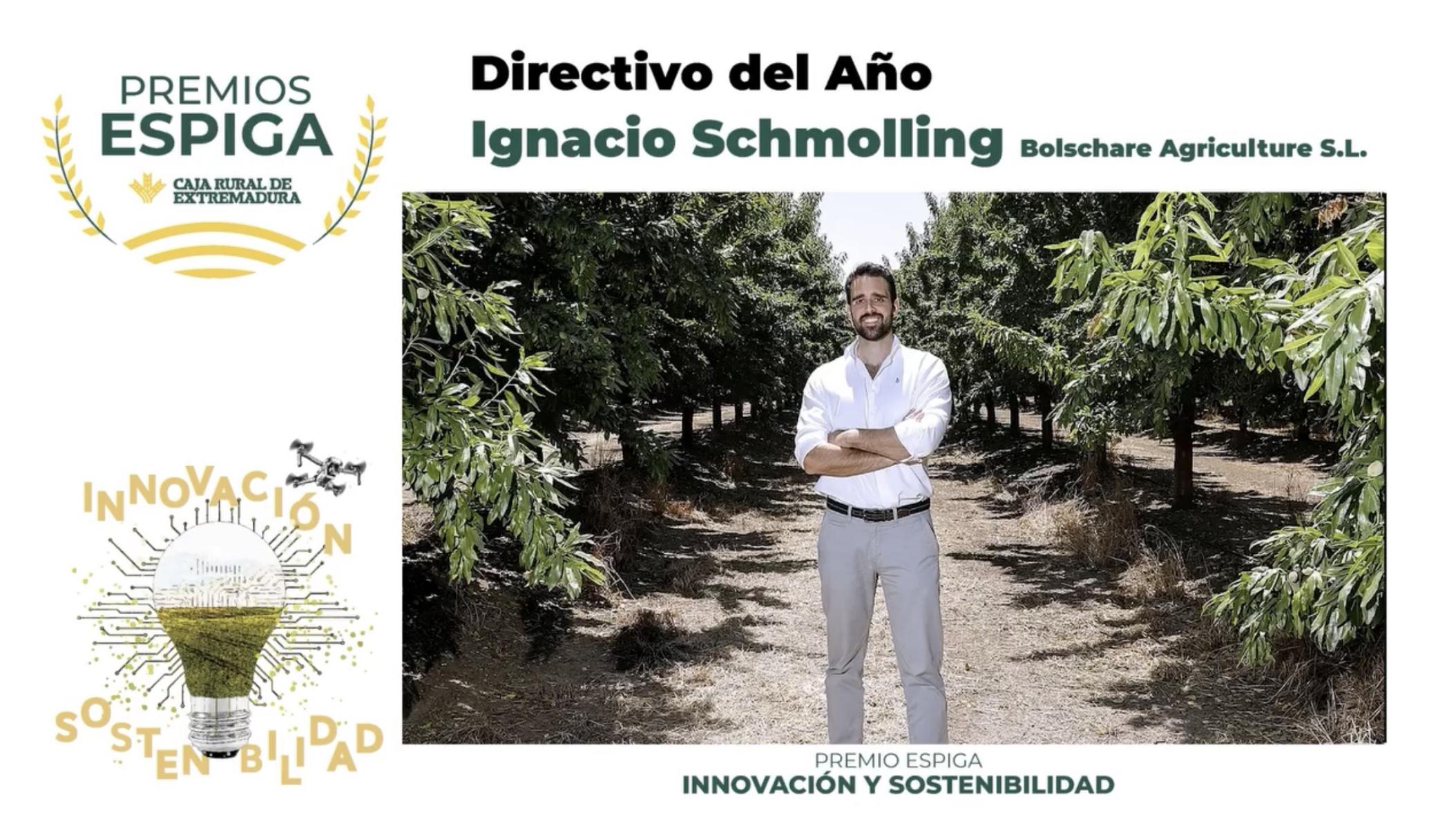 El presidente del Grupo Bolschare, Ignacio Schmolling Aréjola, ha sido galardonado como Ejecutivo del Año en la II edición de los «Premios Espiga» a la innovación y la sostenibilidad